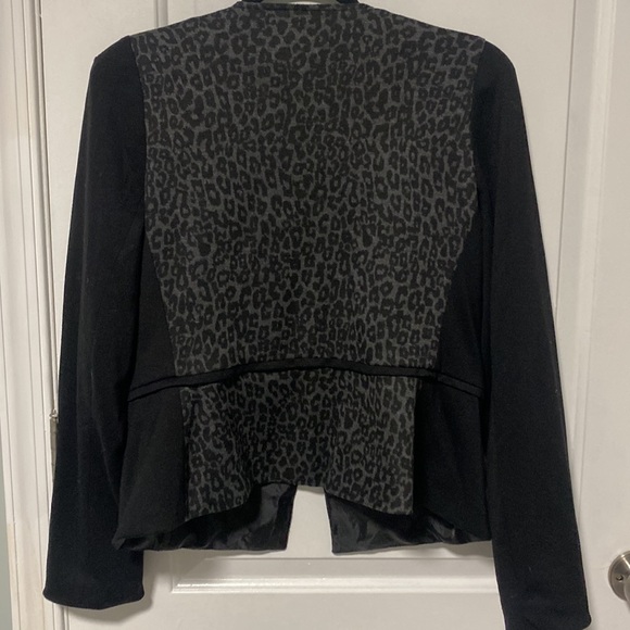 Cynthia rowley cheetah print blazer size L - Picture 4 of 4